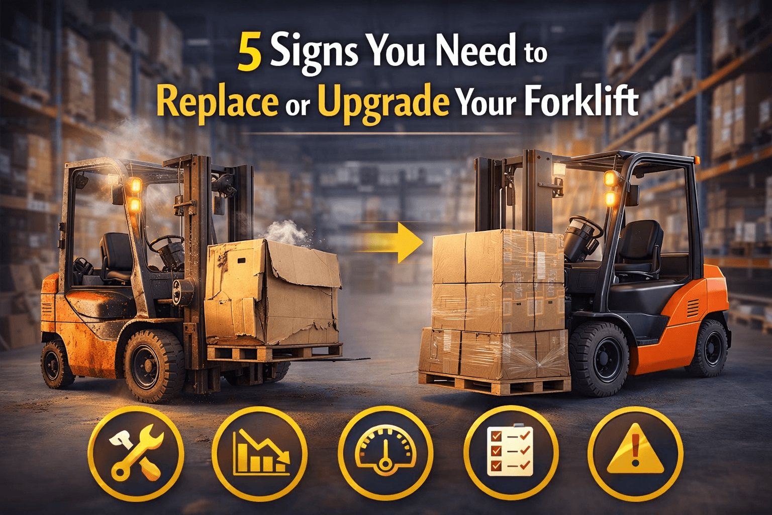5 Signs You Need to Replace or Upgrade Your Forklift