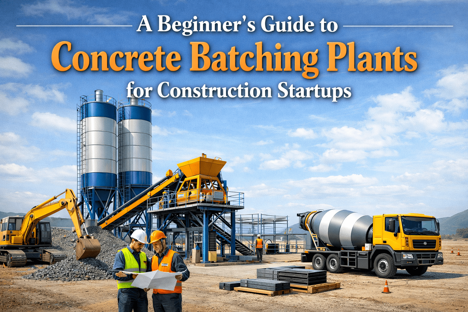 A Beginner’s Guide to Concrete Batching Plants for Construction Startups