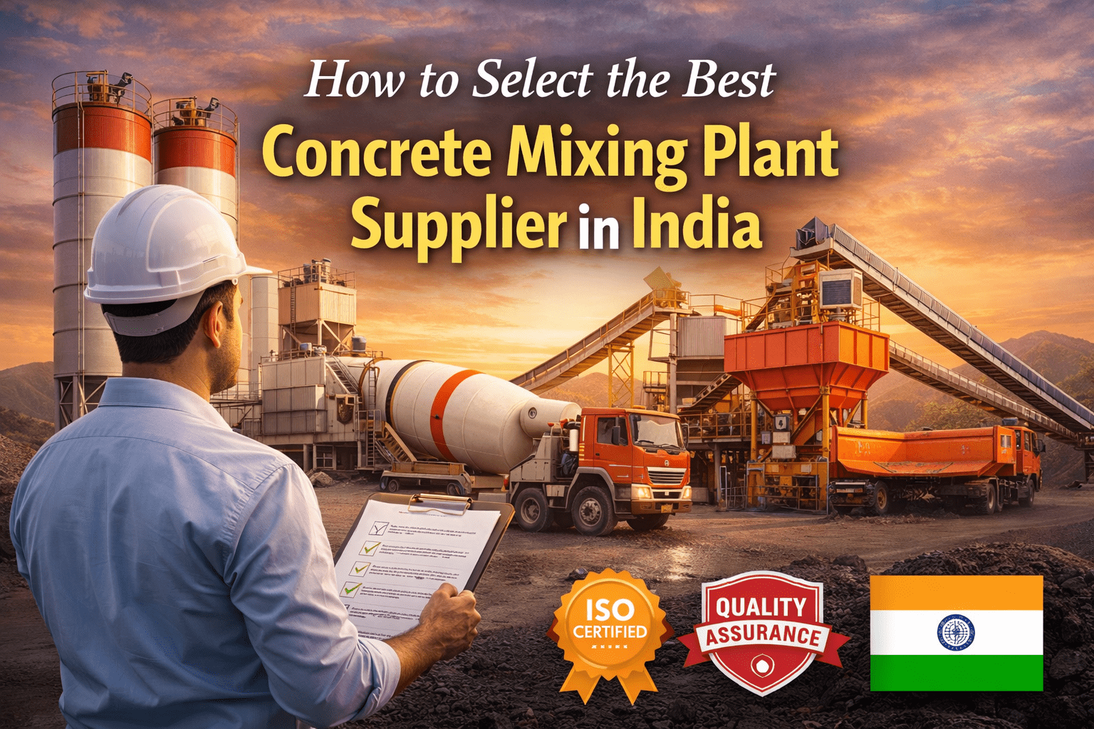 How to Select the Best Concrete Mixing Plant Supplier in India