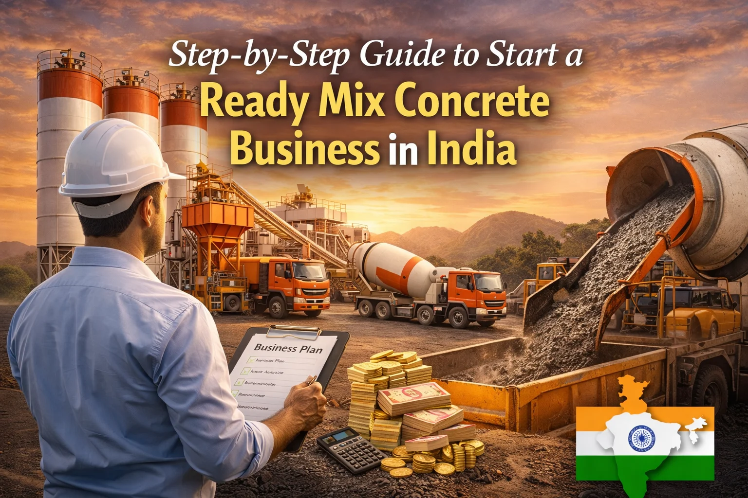 Step-by-Step Guide to Start a Ready Mix Concrete Business in India