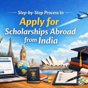 Step-by-Step Process to Apply for Scholarships Abroad from India