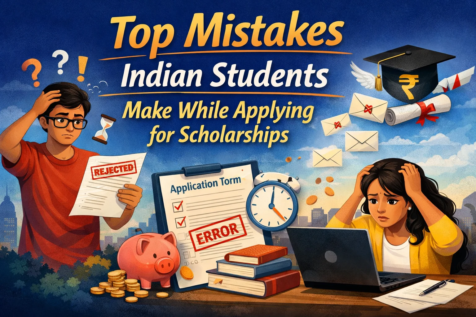 Top Mistakes Indian Students Make While Applying for Scholarships