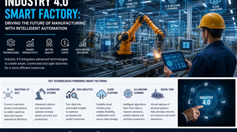 Industry 4.0 Smart Factory Driving the Future of Manufacturing with Intelligent Automation
