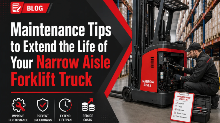 Maintenance Tips to Extend the Life of Your Narrow Aisle Forklift Truck