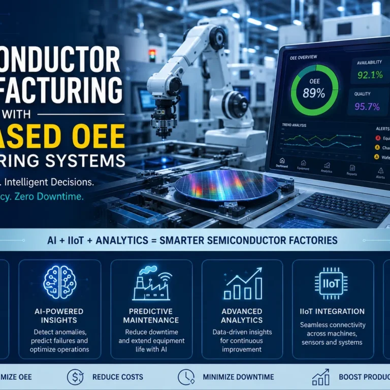 Smart Semiconductor Manufacturing with AI-Based OEE Monitoring Systems