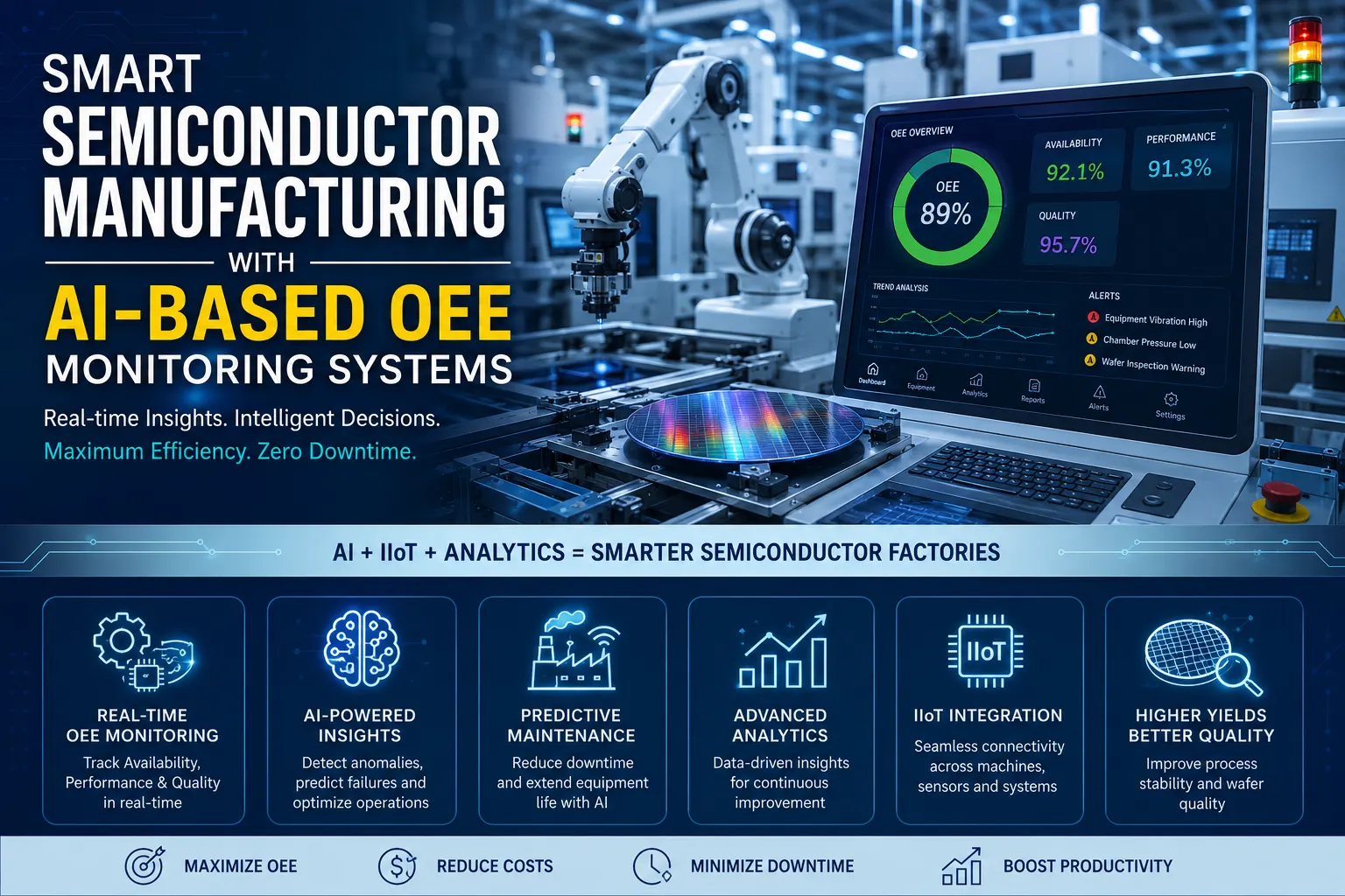 Smart Semiconductor Manufacturing with AI-Based OEE Monitoring Systems