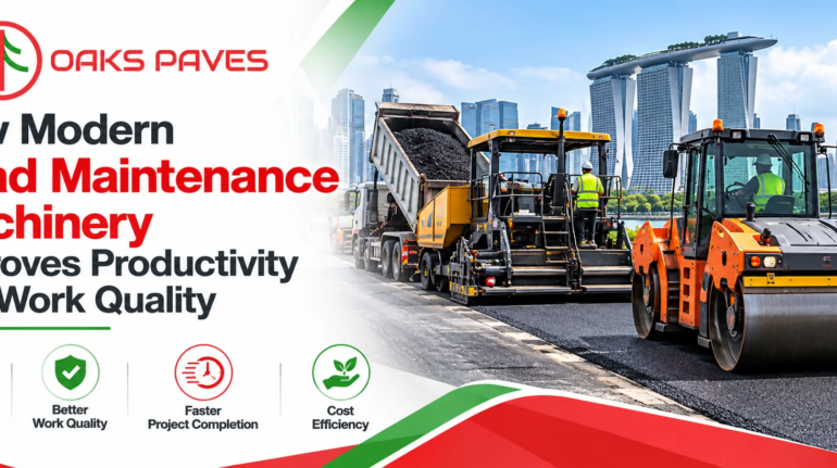 How Modern Road Maintenance Machinery Improves Productivity and Work Quality