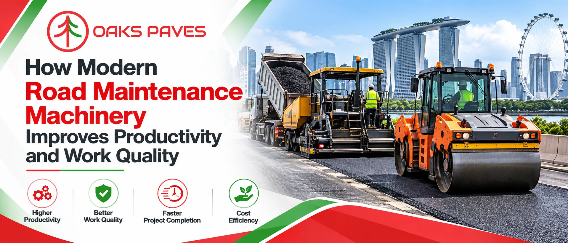 How Modern Road Maintenance Machinery Improves Productivity and Work Quality