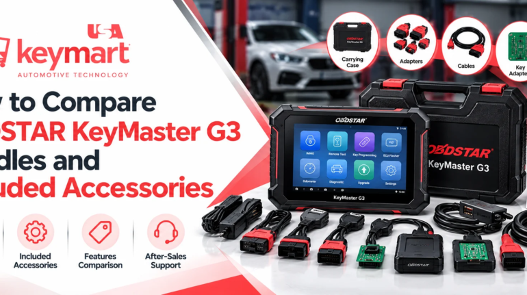 How to Compare OBDSTAR KeyMaster G3 Bundles and Included Accessories