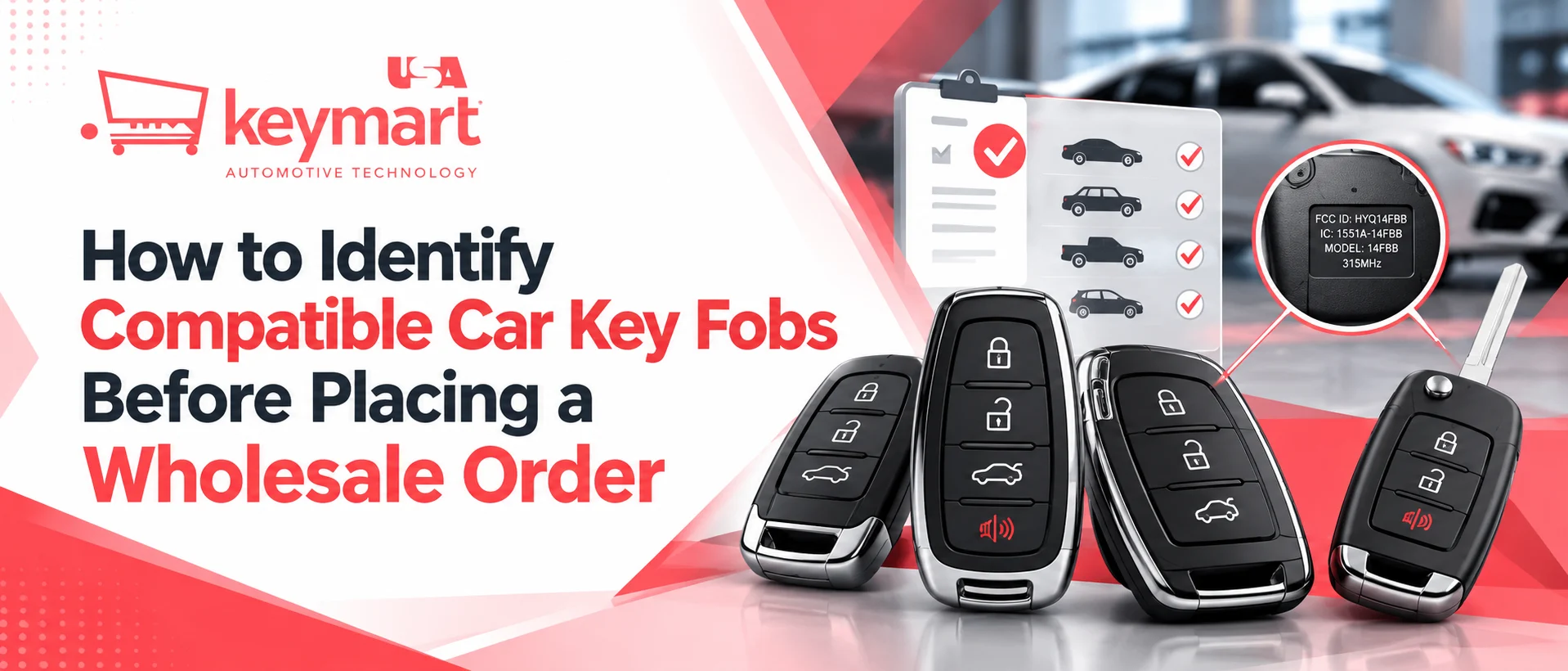 How to Identify Compatible Car Key Fobs Before Placing a Wholesale Order